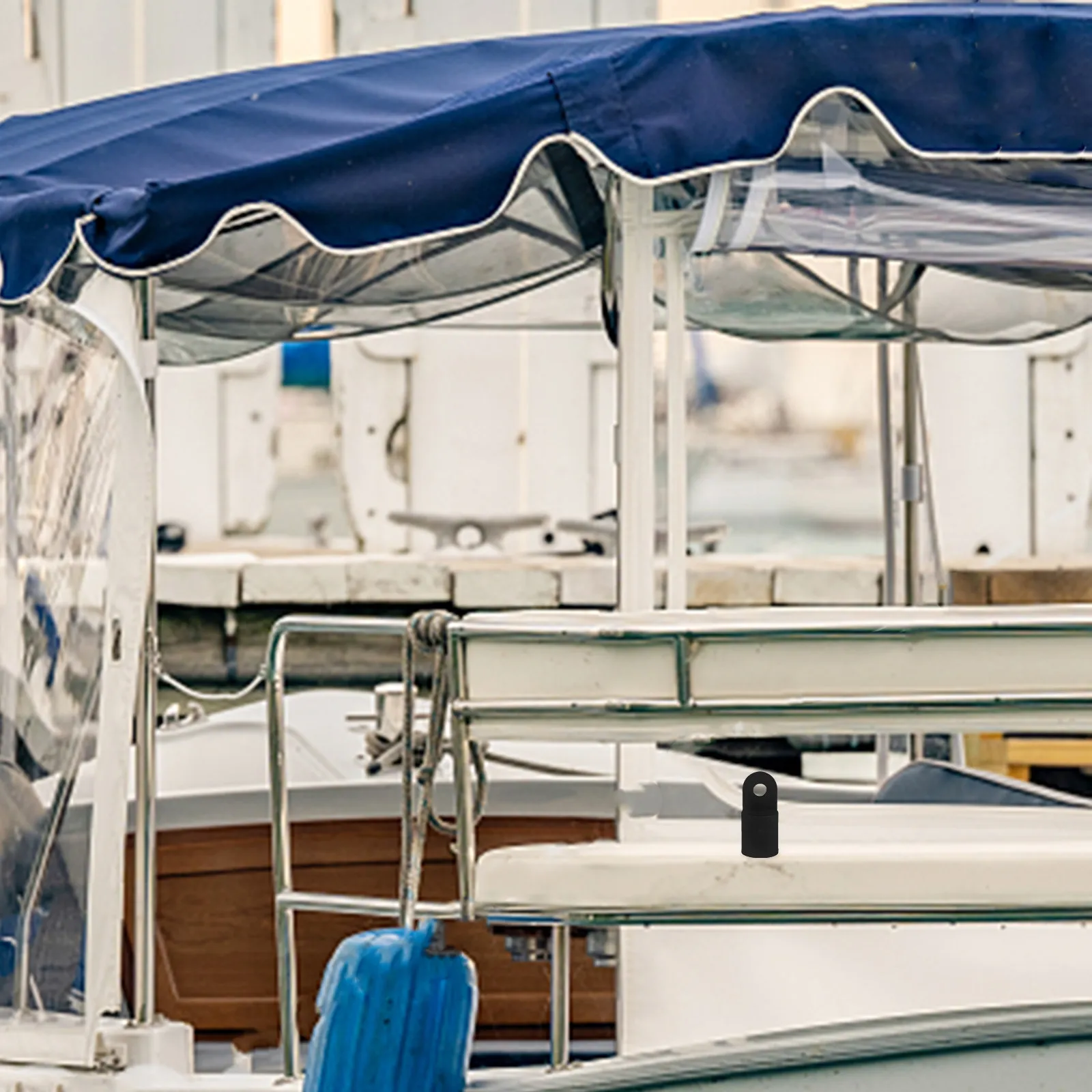 

2 шт. универсальные торцевые заглушки для тентов Bimini, фурнитура для лодок, морских тентов, фитинги для стоек, аксессуары для яхт, автофургонов, каноэ, навесов