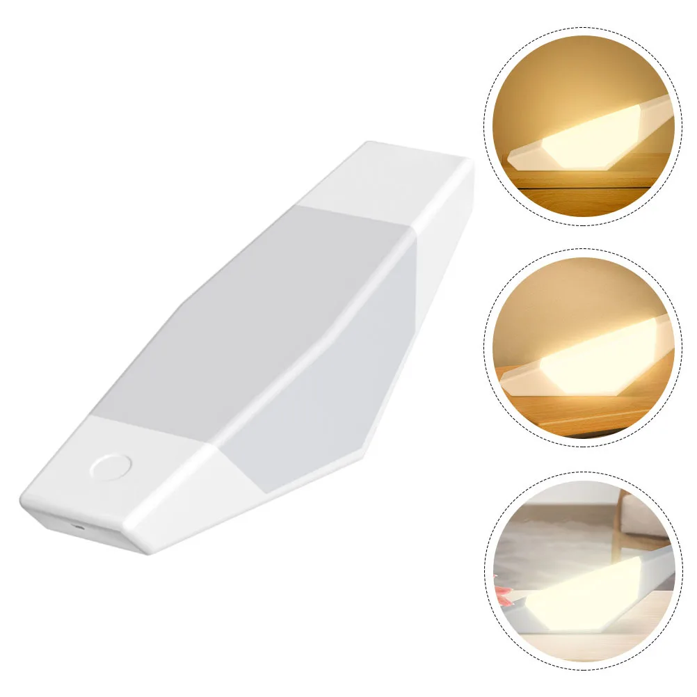USB ضوء الليل LED الإبداعية متأرجحة شكل ABS المواد إمالة التبديل أباجورة سطح أملس لا ضوء قاسية غرفة نوم الحضانة
