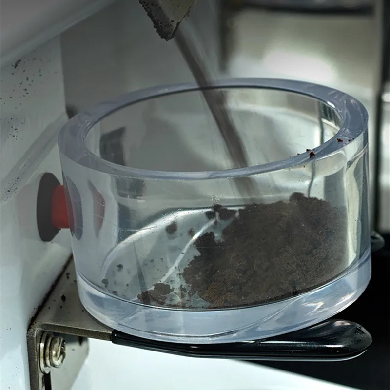 58.5mm Clear Powder Bowl Transparent Tamping Distribution Observation Basket Gravity Distributor Cup Coffee Brewing Accessories