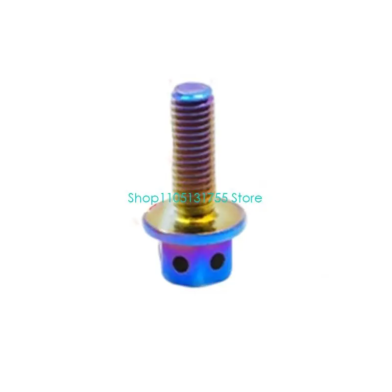 K0EF Hexagonal Flange Hollow Screws Rustproof Stainless Steel Hexagonal Flange Bolts for Bikes Pedals Replacement 15Mm to 25Mm