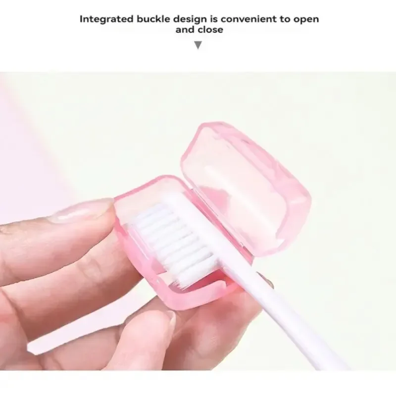 5 stücke Tragbare Zahnbürste Abdeckung Reise Tragbare Zahnbürste Schutz Fall Outdoor Staubdicht Fall Tragbare Reise Zahnbürste Fall