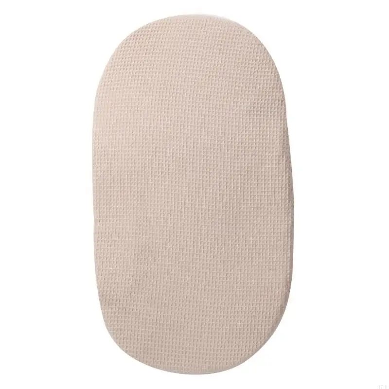 97BE Cotton Fitted Sheet for Baby Boys Girls Breathable Bassinet Sheet Cover Case for Rectangle, Oval Pad