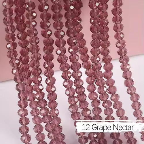 2mm 4mm 6mm 8mm Rondelle Austria Crystal Beads Faceted Glass Beads Loose Spacer Beads for DIY Bracelet Garment Making - Image 47