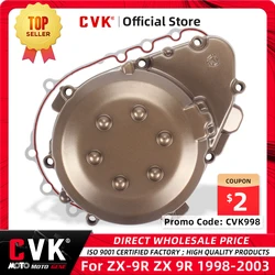 CVK Engine Cover Motor Stator Cover CrankCase Side Cover Shell For KAWASAKI ZX-9R 1998 1999 2000 2001 2002 2003 ZX9R 9R 98-03