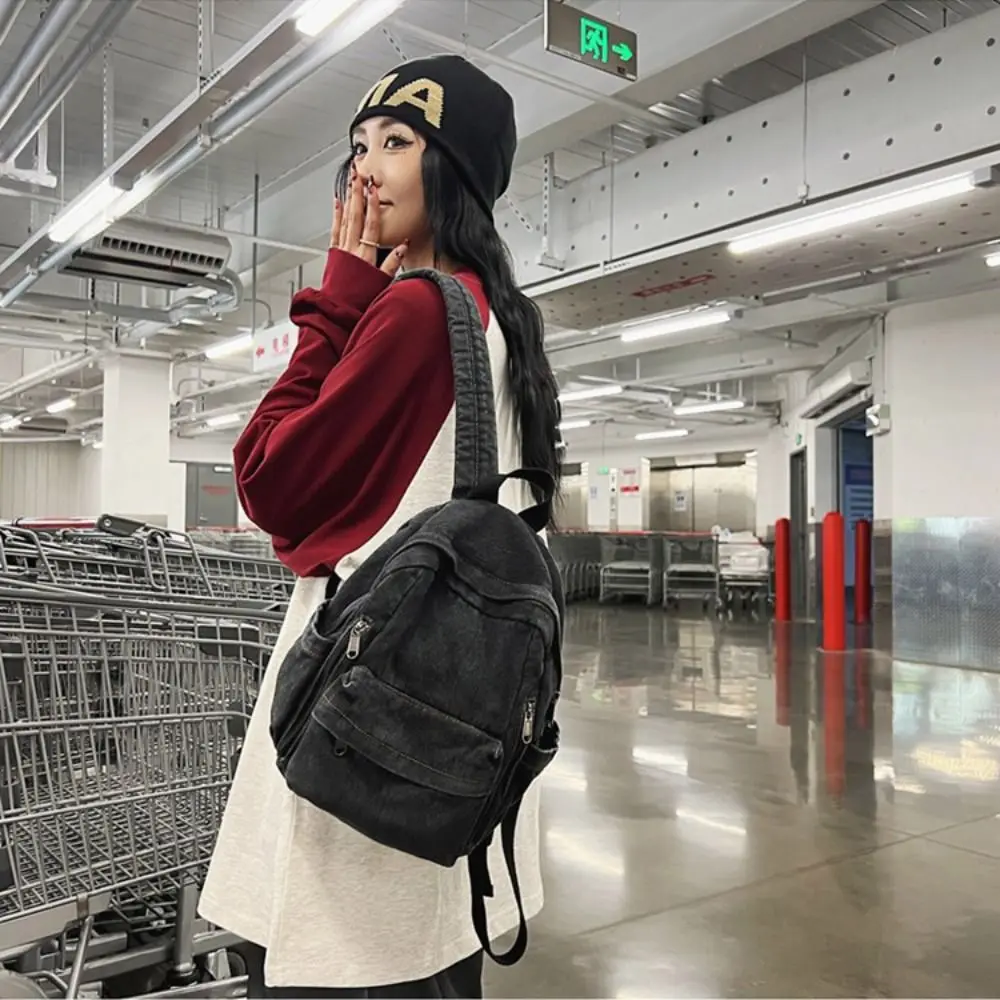 ポータブル-y2k-デニムバックパック-ストリートスタイル-和風-ヴィンテージ-ハンドバッグ-大容量-ソリッドカラー-ソリッド-クロスボディバッグ-アウトドア