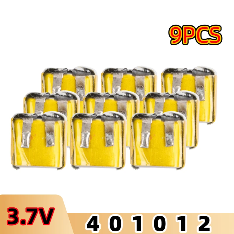 3,7V 30mAh 401012 Lithium-Polymer-Akku, wiederaufladbar, Ersatz-Li-Po-Zelle für TWS Bluetooth-Ohrhörer, Mini-Wireless-Headset