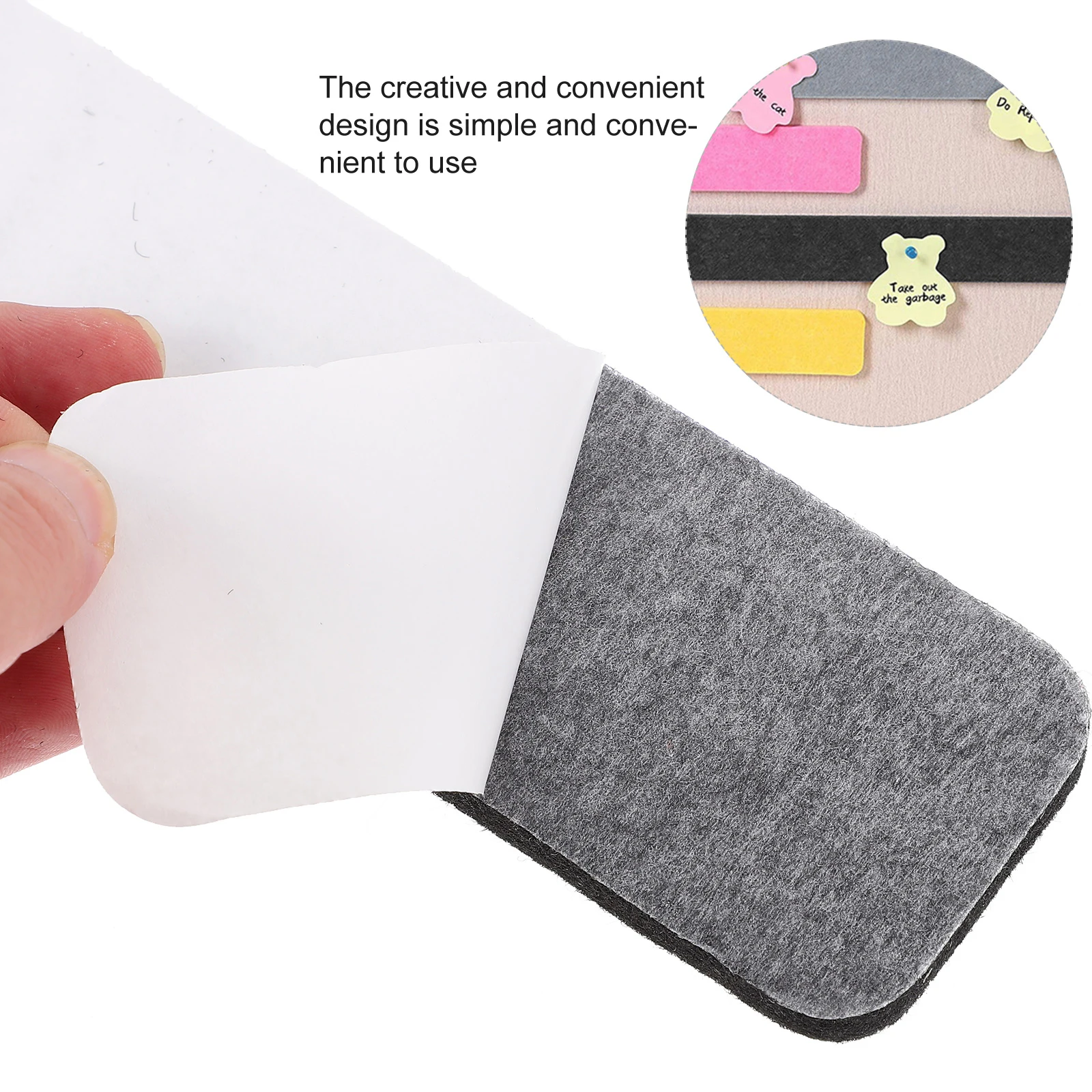 

6pcs Bulletin Bulletin Board Strips Board Strips for Walls Office Decor Needle Plate Message Note Tiles Wall Stickers