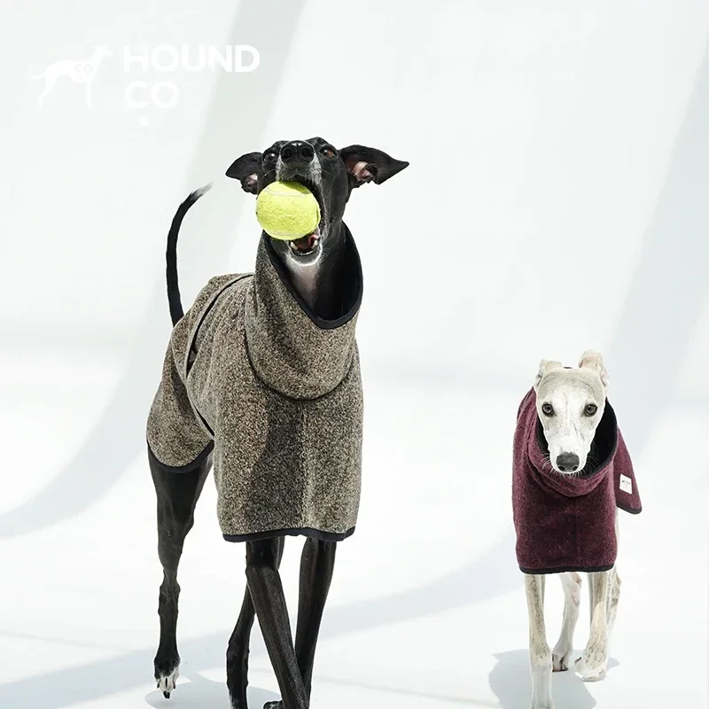 Autumn/winter Woolen Pet Coat Luxury Dog Clothes Whybit Greyhound Clothes Dogs Accessories Christmas Pet Clothes  Ropa Perro