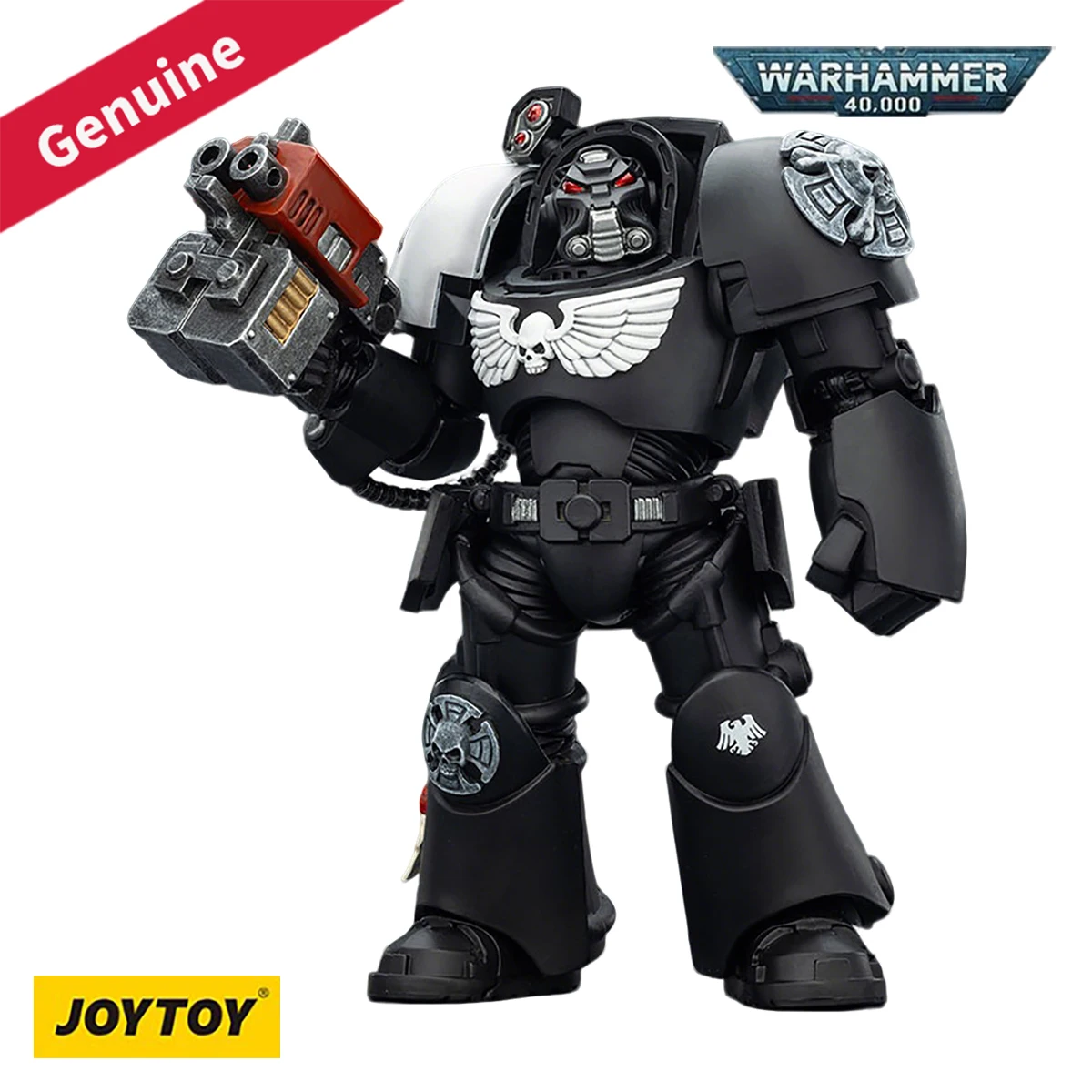 

Original Genuine JOYTOY Action/Dolls Warhammer 40000 Raven Guard Terminator 2 with Power Fist and Storm Bolter Game Figure Gift