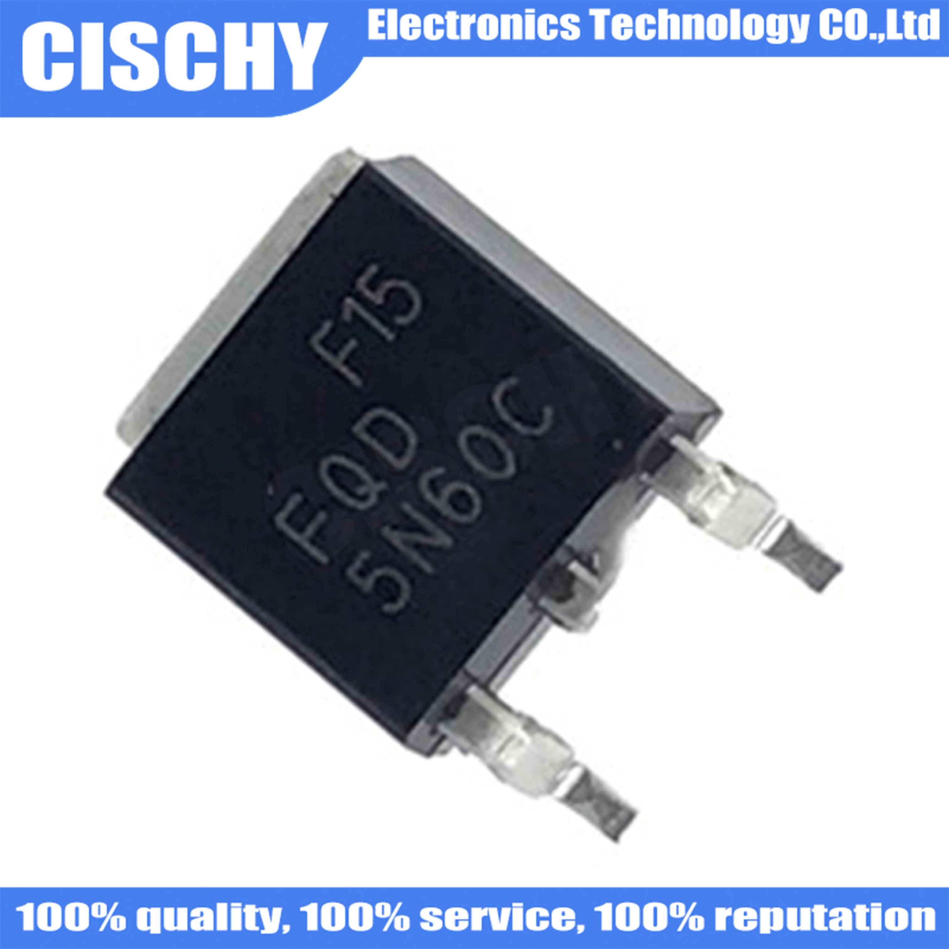 10pcs/lot FQD5N60C FQD5N60 5N60 TO-252  In Stock