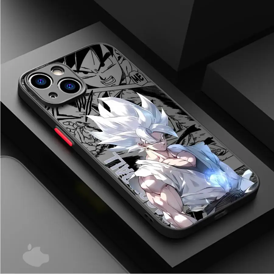 D-Dragon B-Balls Phone Case for iPhone 14 Pro 11 Pro 15 ProMax XS Max 7 8 Plus 13 Mini 12 16 SE XR Matte Cover