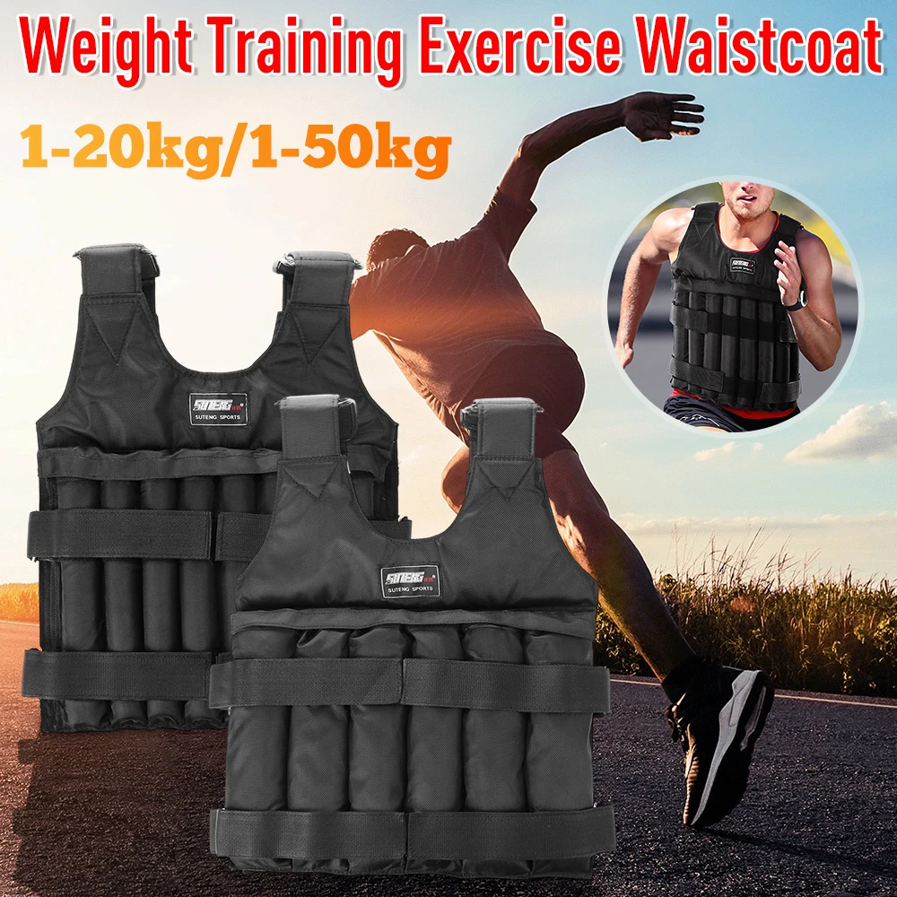 Gilet lesté 1-50kg, veste de poids à chargement réglable, gilet Gilet lesté 1-50kg, veste de poids à chargement réglable, gilet