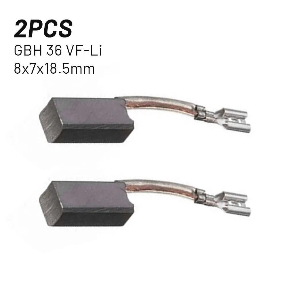 Imagem -02 - Escovas de Carbono para Bosch Brocas de Martelo Acessórios para Ferramentas Elétricas Gbh36v-li Gbh 36vf-li Gbh36 v Sds H36 ma D35 Pcs