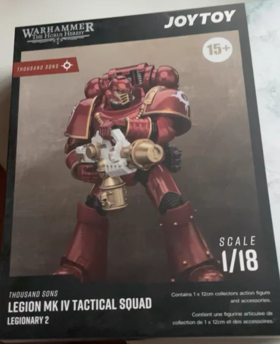 

[SF] JOYTOY 1/18 Фигурка Warhammer 40K Thousand Sons Legion MK IV Tactical Squad Legionary 2 Prime Модель игрушки в подарок