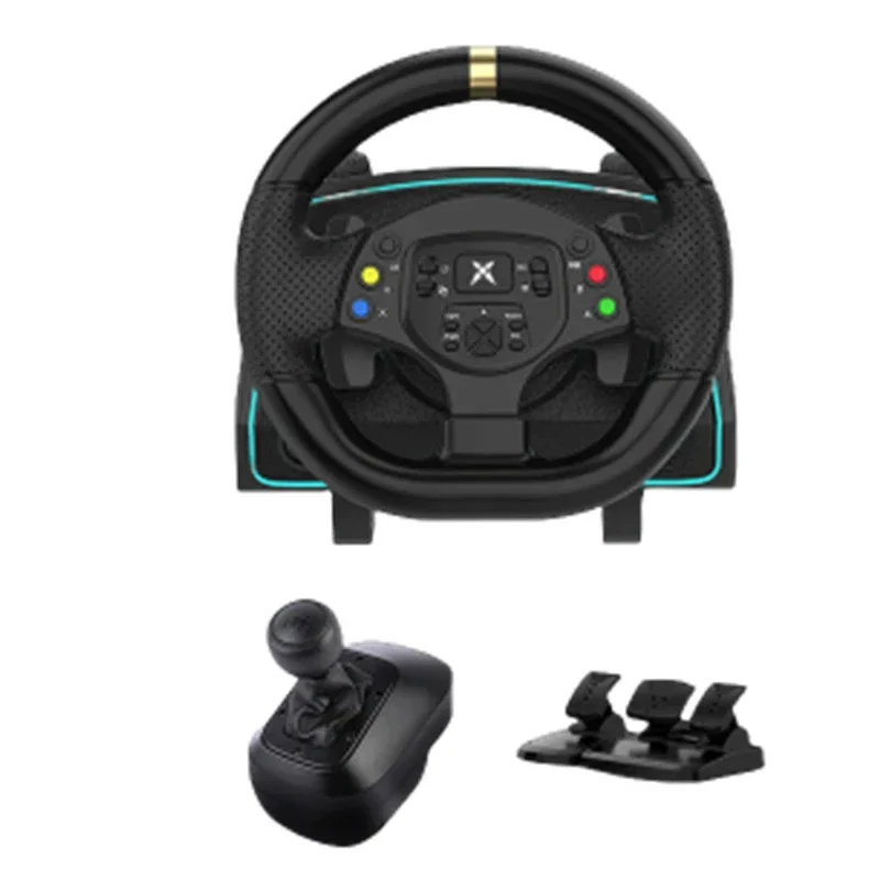 Hot Sale G30 Game Steering Wheel 1080 Degree Racing Simulator Learner Driving Game Console Compatible With PC/PS3/switch/ Androi