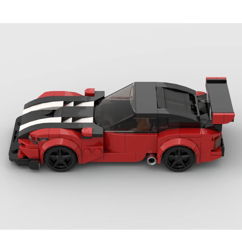 ตัวต่อโมเดิร์นใหม่ 276 ชิ้น ชุดถนนมอเตอร์เวย์ในเมือง 2013 SRT GTS ซูเปอร์เรซซิ่ง ของเล่นตัวต่อเสริมพัฒนาการสำหรับเด็ก ของขวัญ