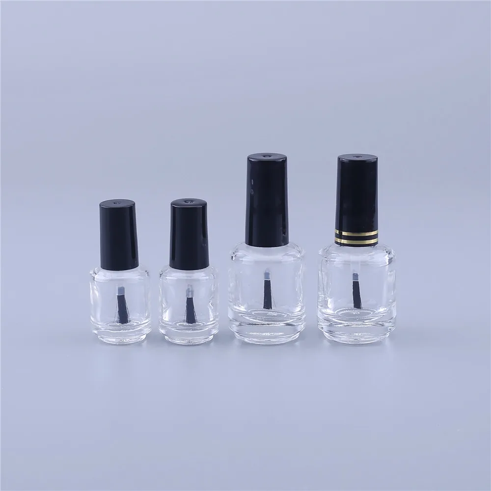 

100pcs 8ml/15ml Glass Nail Polish Bottle Empty Cosmetic Containers Nail Glass Bottles With Brush