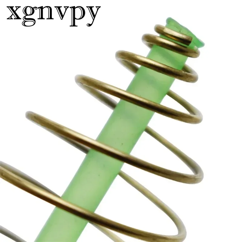 xgnvpy Fishing Dimper Commodity Feeder 1 piece of easy to use gold plated fishing tool for carp fishing spring feeder