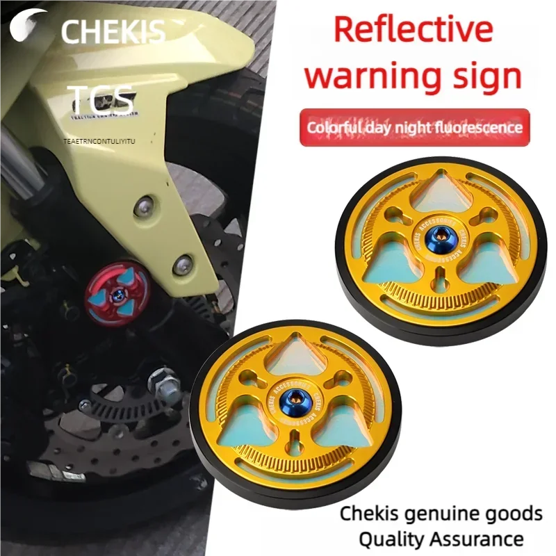 CHEKIS Original Motorcycle Night Driving Warning Sign Body Reflector, Suitable for Longjia XDV250si XDV250 XDV300 XDV150i