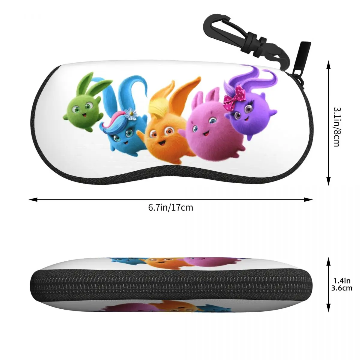 Sunny Bunnies Shell Glasses Case Protective Sunglasses Box Women Men Soft Eyeglasses Bag Pouch