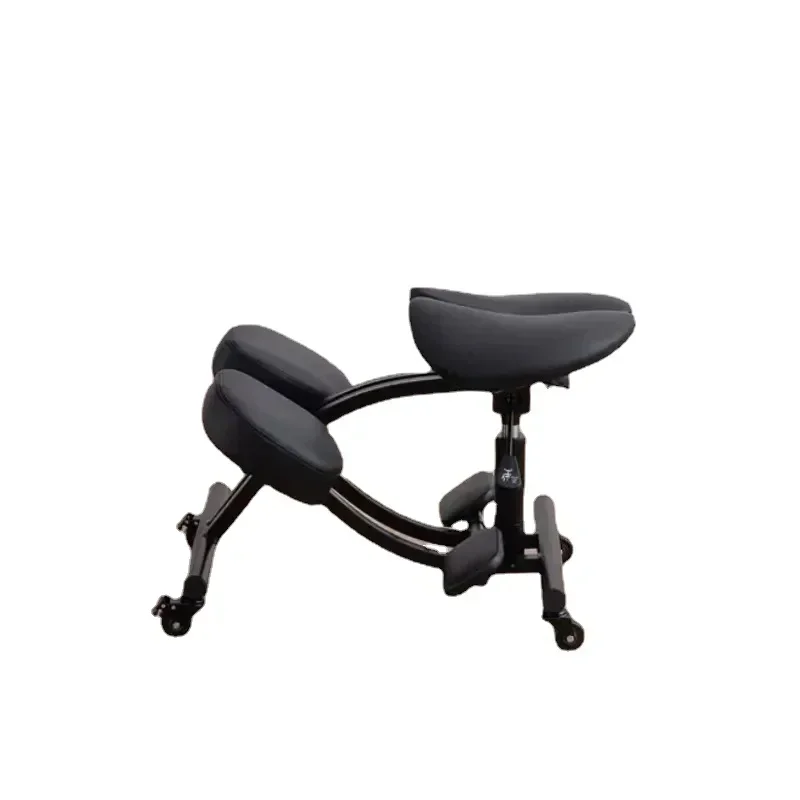 Saddle Seat Kneeling Chair With Wheels Adjustable Ergonomic Stool Office Mobile