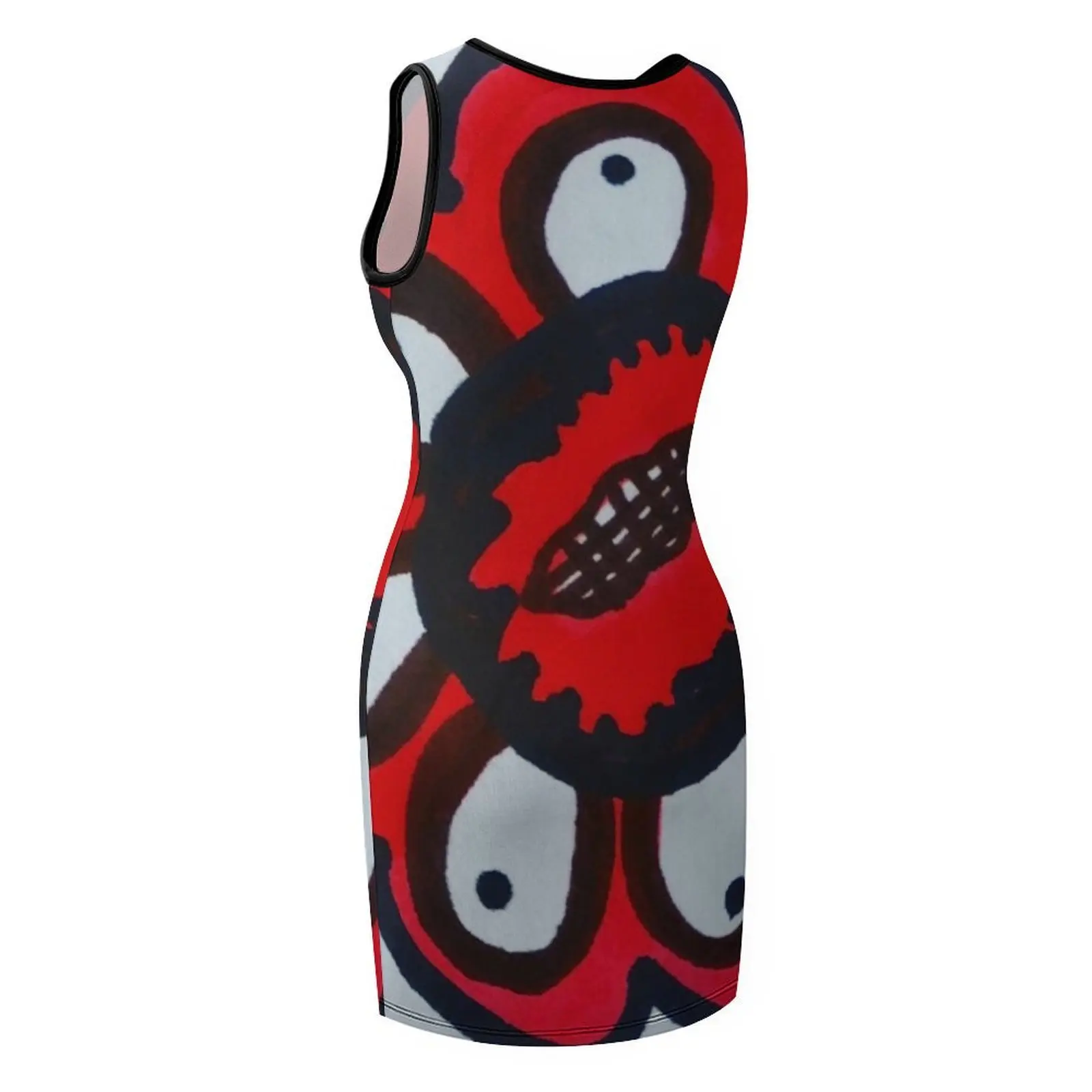 rode bloem mouwloze zonnejurkjurken voor dames bruidjurken verjaardagsjurken voor dames elegant grote maten