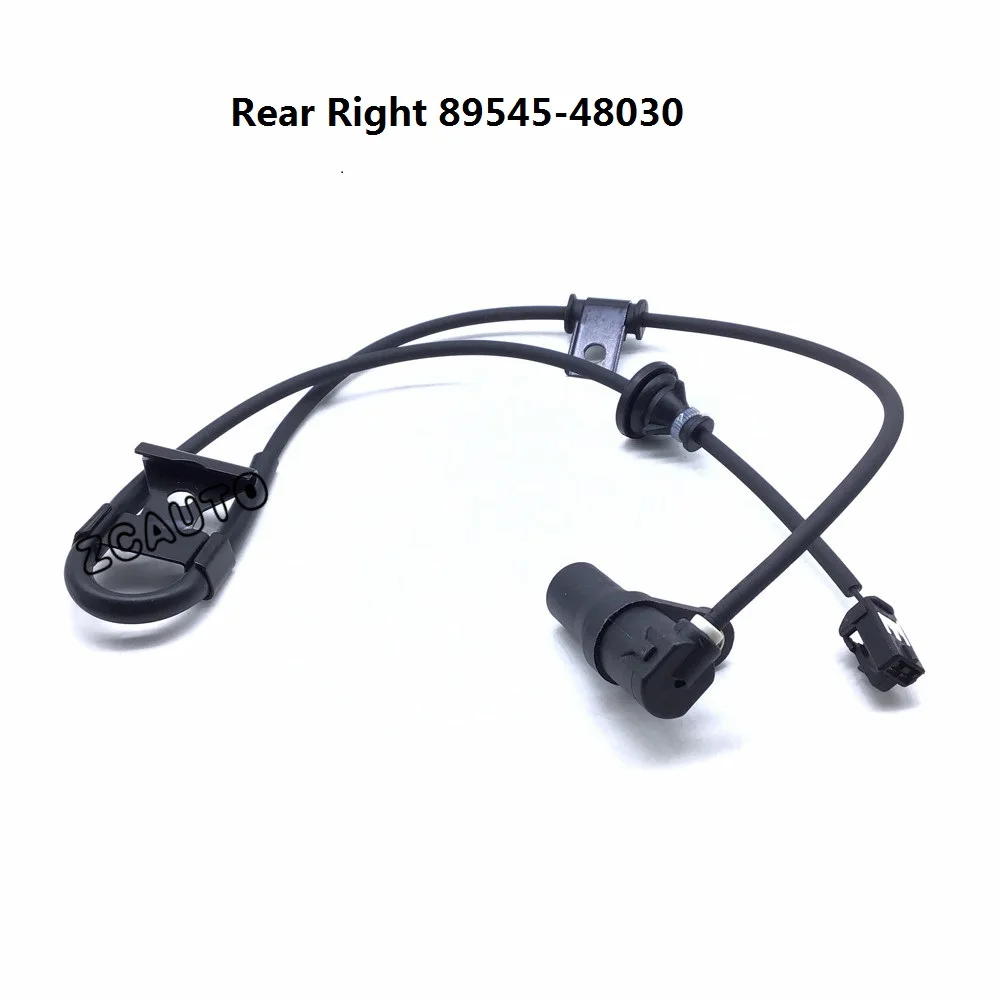 New Rear Left & Right Driver ABS Wheel Speed Sensor For Lexus RX350 RX400h Toyota Highlander 89546-48030 / 89545-48030