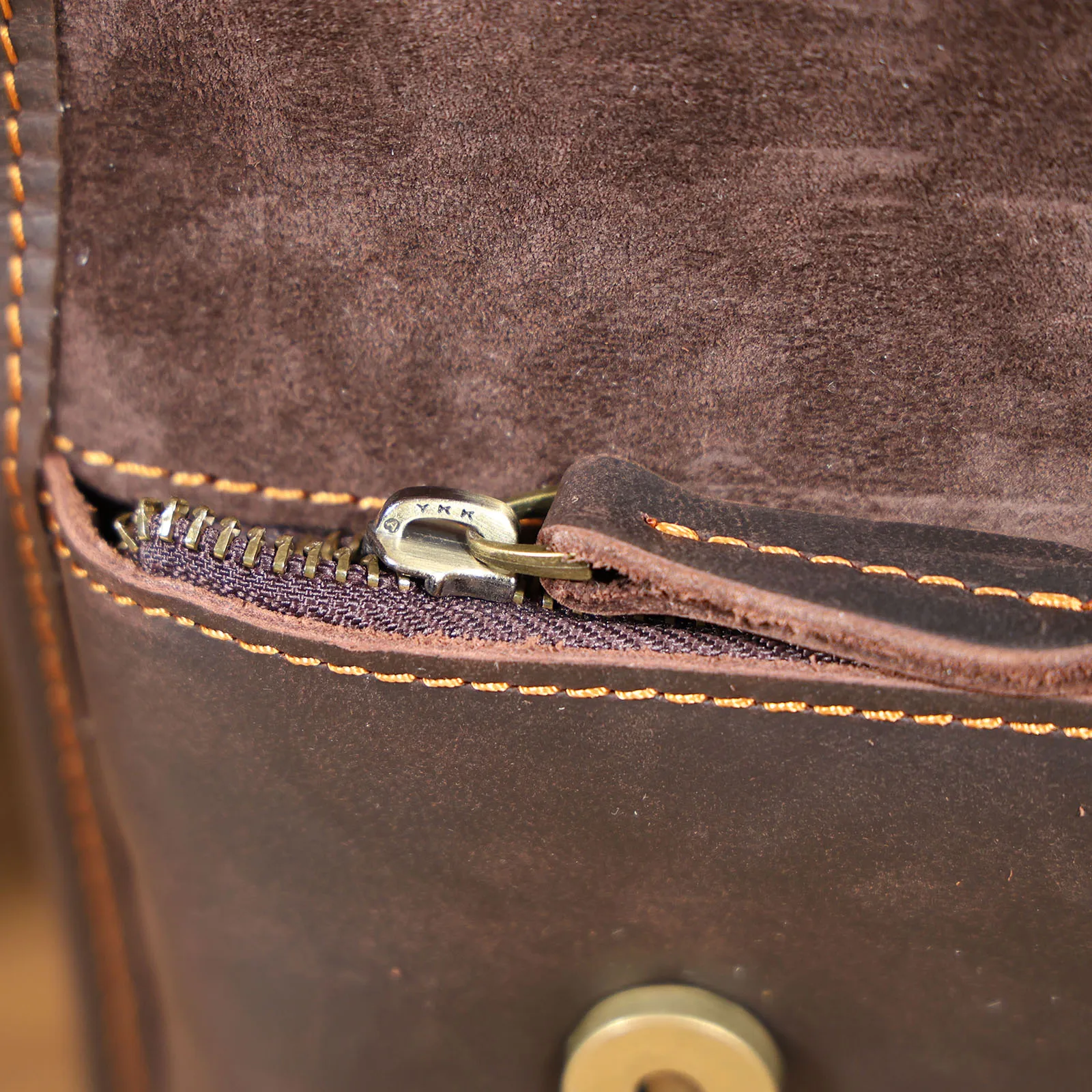 S. Arbeiter Echt leder Herren Umhängetasche, Umhängetaschen einfache Mode Rindsleder Tasche, Crazy-Horse Leder lässig Vintage-Stil – Detail 13