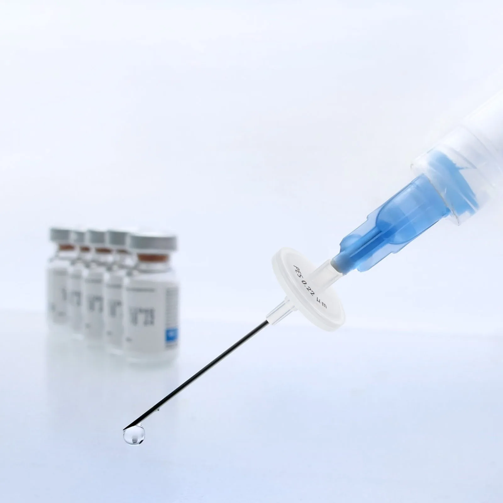 

Syringe Filter Disposable Membrane High Flow Rates Low Extractables Semiconductor Chemical Beverage Filtration