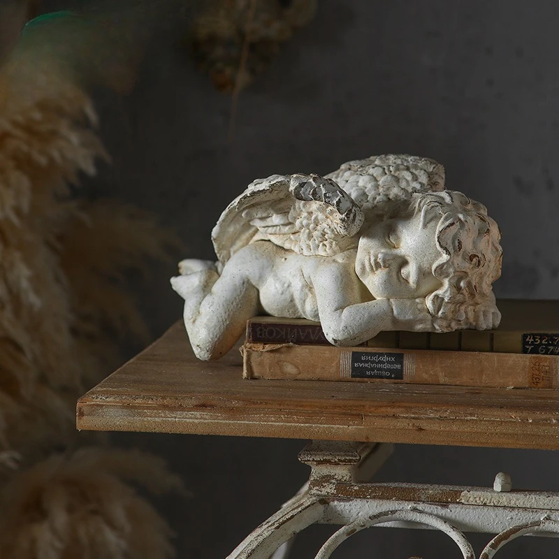 Angel Ornament Cafe Tabletop Exquisite Christmas Atmosphere Props Garden Resin Ornament