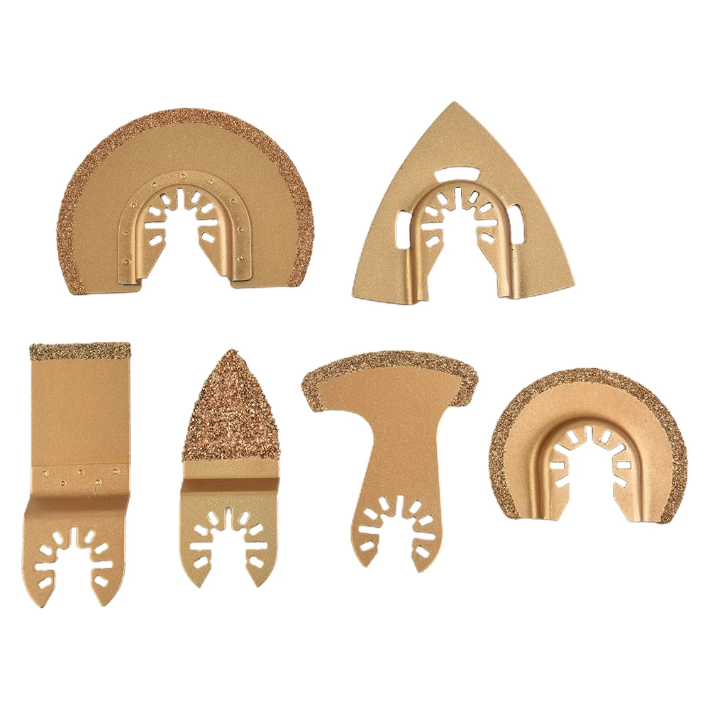 

6xCarbide Triangle Rasp Oscillating Saw Blades Carbide For Rough Sanding Fillers Power Tool Accessory In Stock