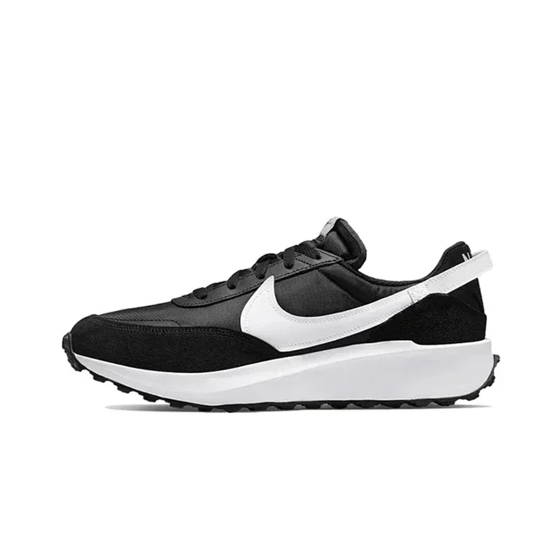 Nike Waffle Debut Men Women Running Shoes Fabric Synthetic Leather Sports Shock-absorbing Anti-slip Wear-resistant Wrapping