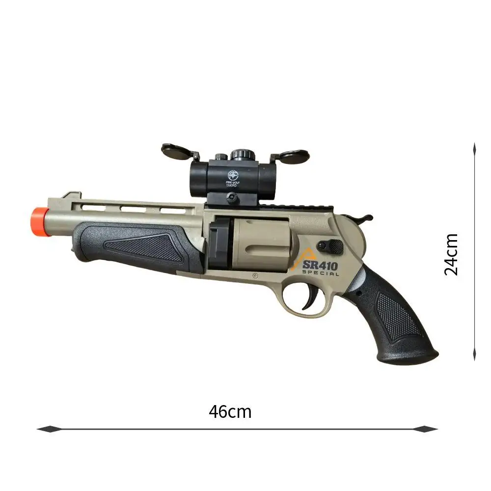Pistole giocattolo per revolver a proiettile morbido Revolver per intrattenimento sicuro per giochi all'aperto infiniti Regali per fucili per bambini più grandi