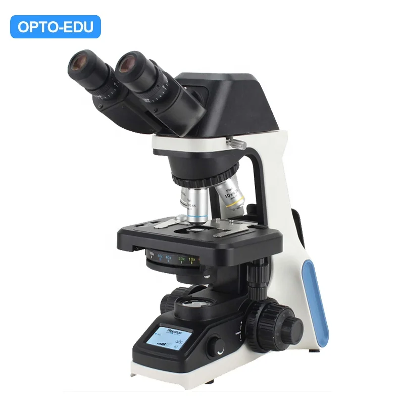 OPTO-EDU A12.1030-B Laboratory Coded Nosepiece & LCD Laboratory Microscope