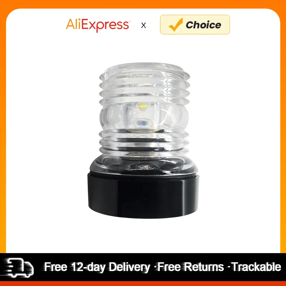 LED Marine Navigation Light 12V 24V Boat 360°All-round light Marine Boat Singnal Light Perfect for Pontoon Skeeter Power Boat