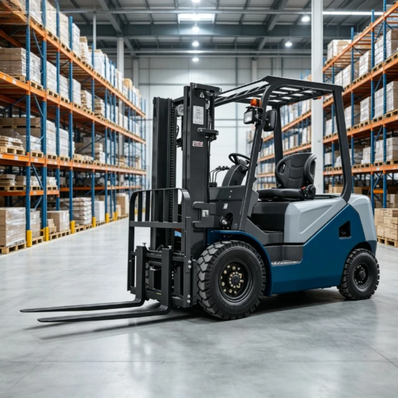 1/2/3/5 ton Maintenance Free Lithium 4 Wheel Full Electric Forklift Durable Long-life Factory Material Lift Vehicle