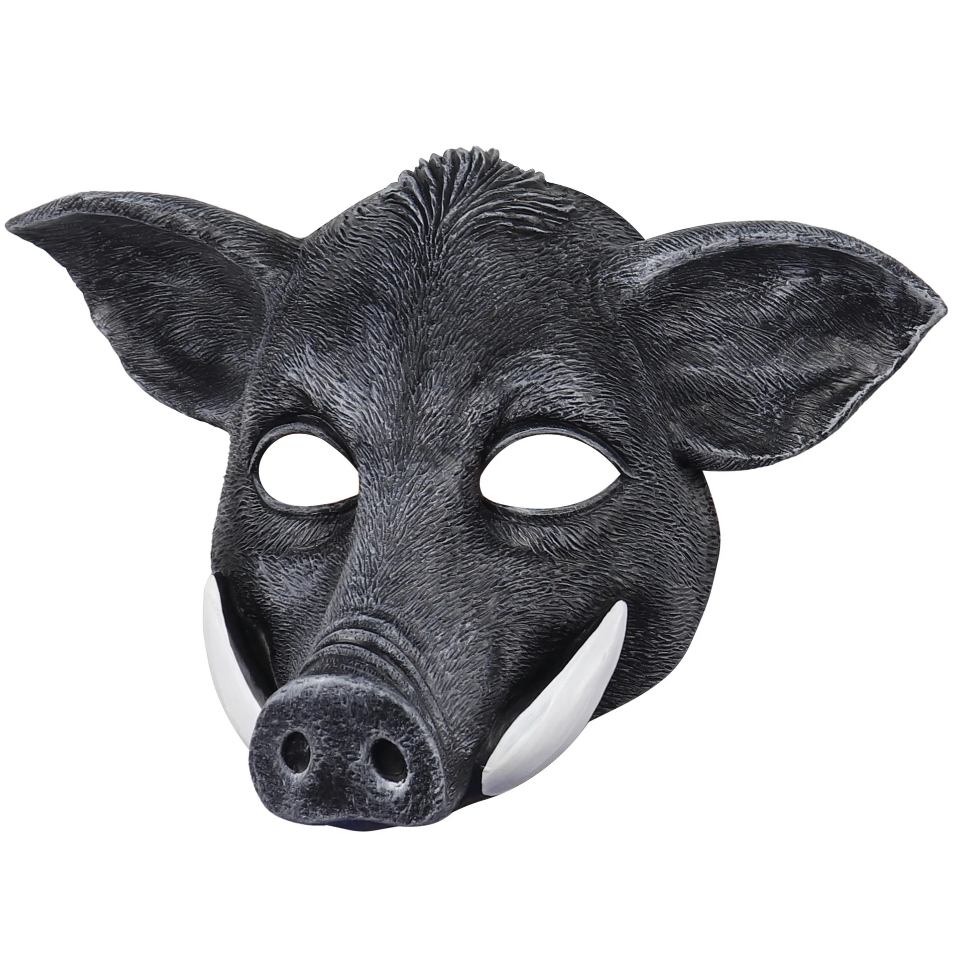 Boar Mask Pig Half Face Mask Party Stage Performance Halloween Animal Headgear Spooky Pig Masks