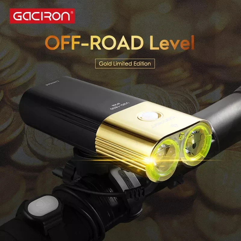 Gaciron V9D/V20 Bike Front Light, Various High Brightness,With large-capacity battery,Aluminum & IPX6 Waterproof Bike Light