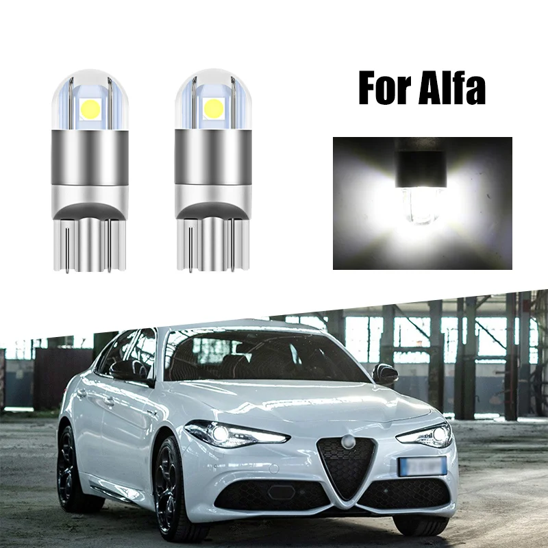 4PCS  LED Clearance Light Parking Bulb Lamp W5W T10 194 Canbus For Alfa Romeo 145 146 147 GTV Spider 159 Brera 2006-2010