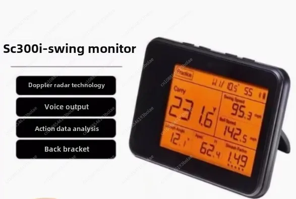 Plus Portable Golf Launch and Swing Analyzer with Real-Time Shot Data Tracking | 12-Hour Battery Life