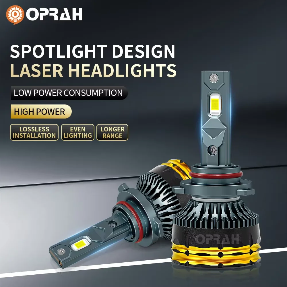 Oprah 2pcs LED Car Headlight Light H1 H7 H4 H11 9005/HB3 9006/HB4 High Quality Canbus 3570 Chip 140W Auto Fog Lamp 12V 6000K