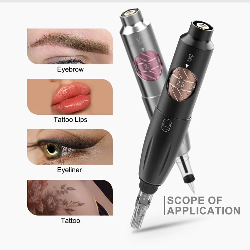 2022 Nieuwe Blink Beginner Gespecialiseerd Tattoo Machine Volledige Gooien Patroon Semipermanent Eyeliner Wenkbrauw Lip Tattoo Instrument