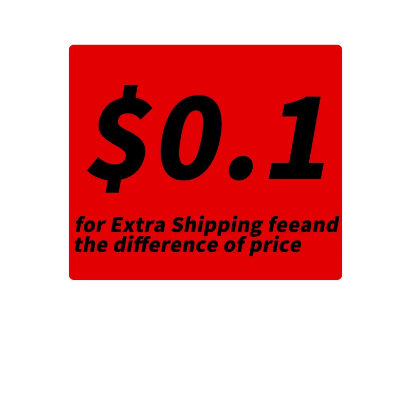 0.1 usd for extra shipping fee and the difference of price image 2