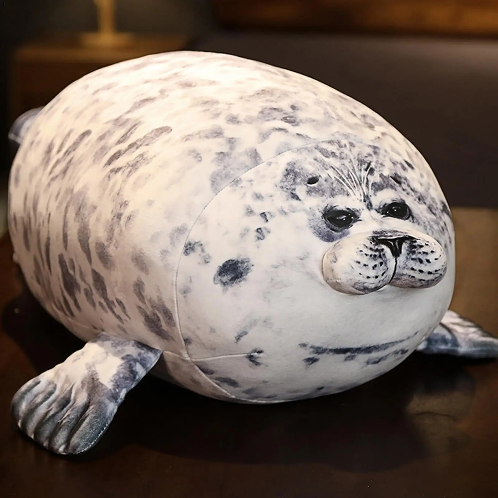 20CM Angry Blob Seal Pillow Chubby 3D Novelty Sea Lion Doll Plush Stuffed Toy Baby Sleeping Throw Pillow Gifts For Kids Girls