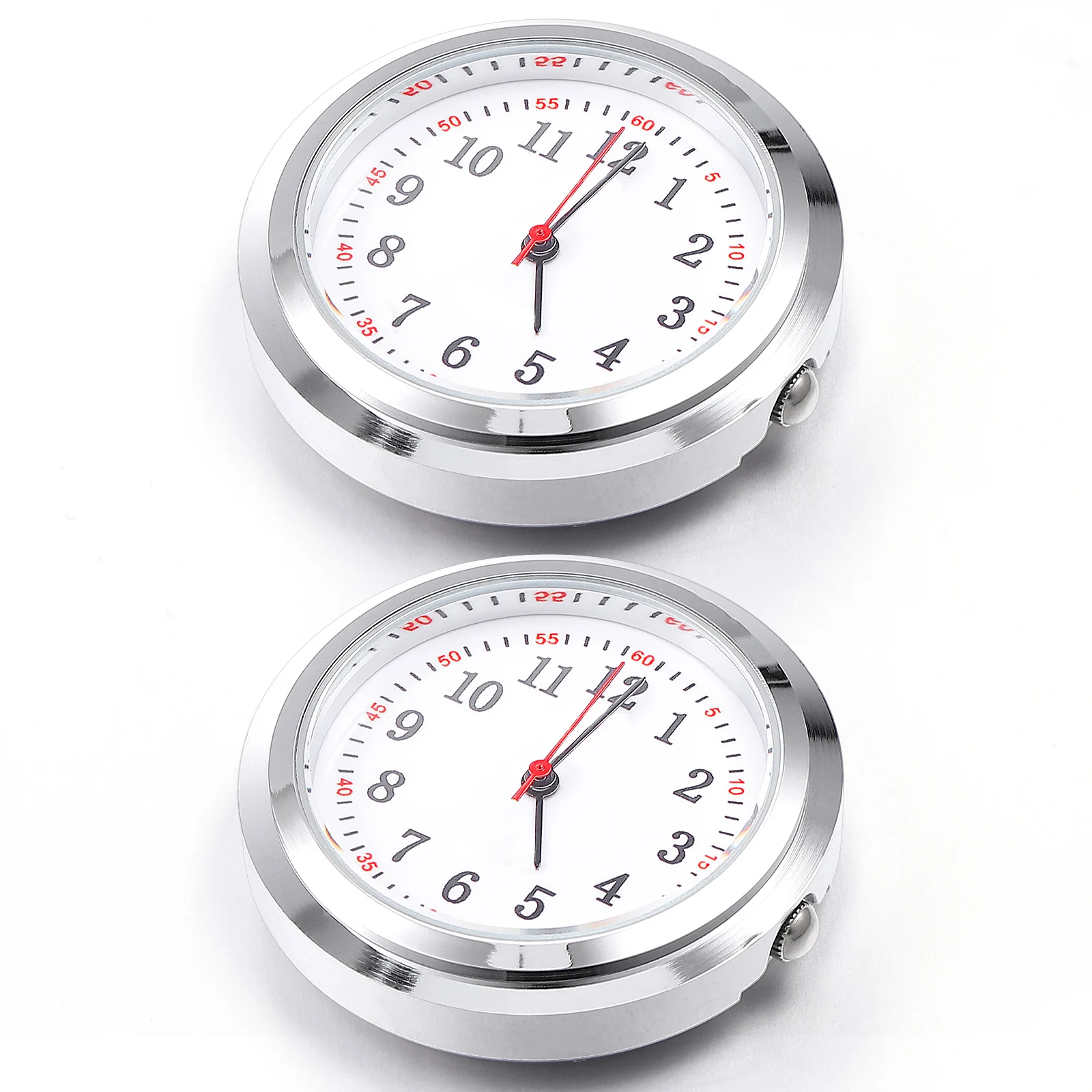 

2Pcs Clock High Quality Glass Clear Intuitive DIY Pocket Watch Dial Pocket Watch Parts Nurse Table Fob MirrorVintage