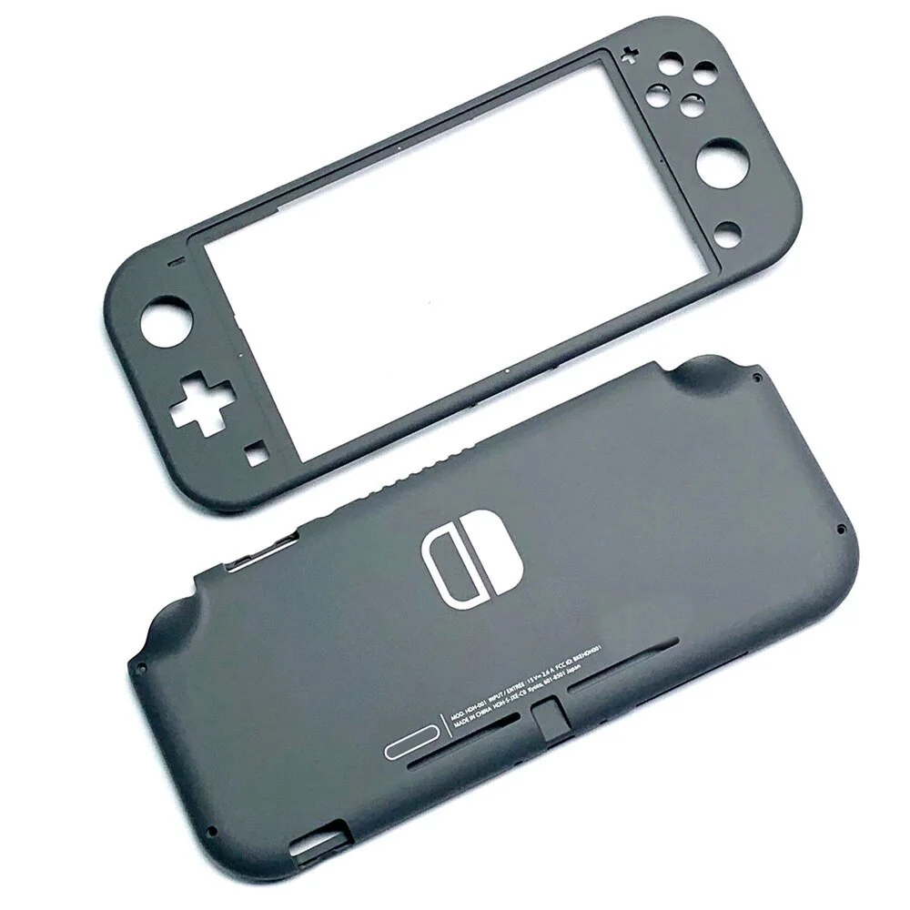 Carcasa de plástico de repuesto para Nintendo Switch Lite, cubierta trasera de placa frontal, botón disparador, L, R, ZL, ZR, ABXY