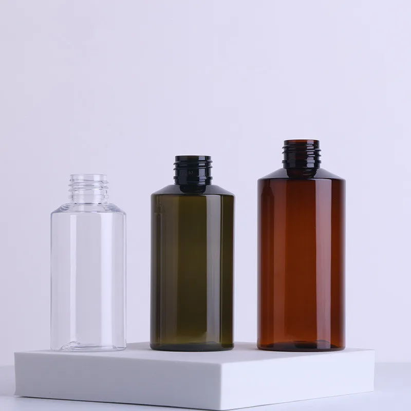 100/150/200/280ml 빈 스프레이 병 녹색/갈색 리필 용 병 플라스틱 향수 분무기 휴대용 투명 디스펜서 여행