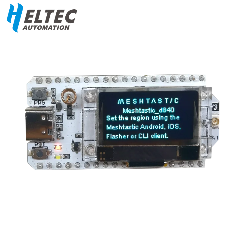 Heltec Meshtastic Wi-Fi Dev-보드, SX1262 및 ESP32-S3FN8 칩, OLED 메쉬 네트워크 Paxcounter 지지대 Heltec V3, LoRa 32 V3