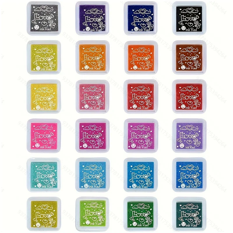 24 Pieces Multi-Functional Stamp Set with Bright Colors and Long Lasting Ink, Perfect for Drawings and Birthday Party Favors!