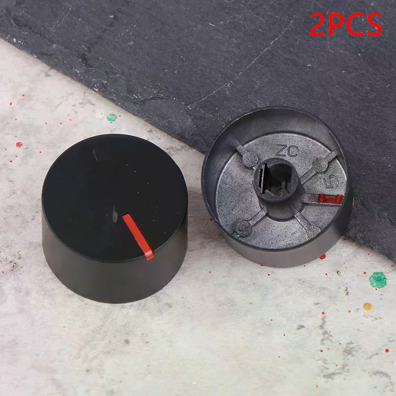 PCS 8MM Gas Stove Knobs Cooker Oven Control Switch Gas Cooker Accessories Assembly Black Button 2